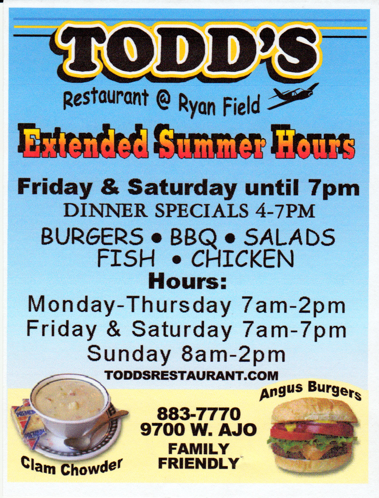 Tucson airport destination Restaurant