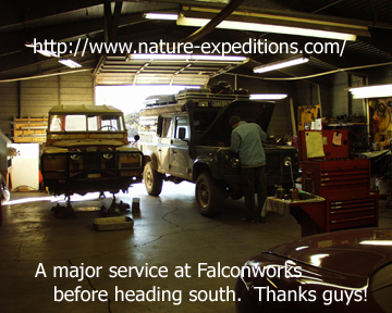 Defender 110 from Germany visits Falconworks